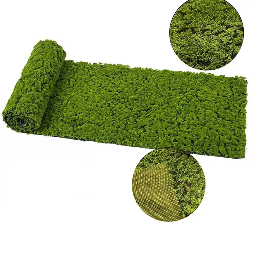 Green Artificial Grass Table Runner Width 30cm Scene Layout Moss Table Runner Length 120cm/180cm Simulation Moss Tablecloth