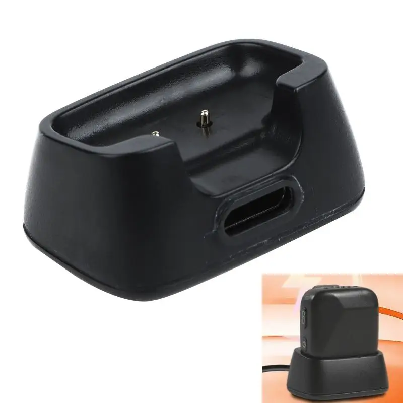 Walkie Talkie Charging Dock Station Fast Charging Non-Slip Base Easy to Use for Handheld Walkie Talkies Family Trip Use