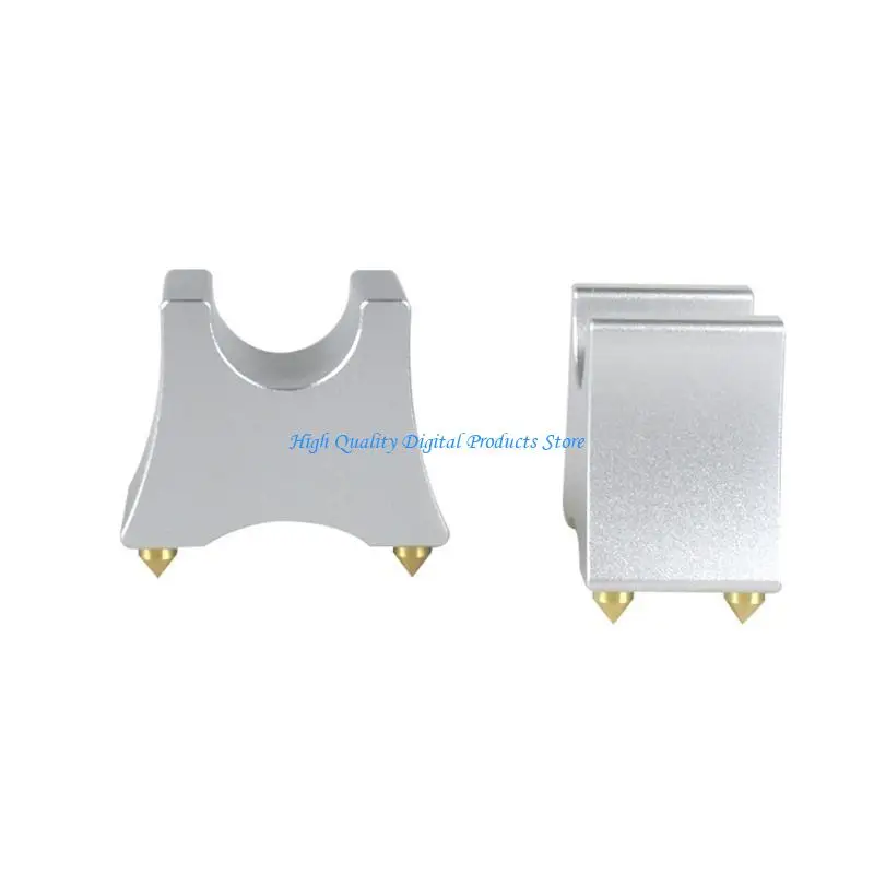 

U2JE Pack of 4pcs HiFi Cable Stand Support Spikes Metal Speaker Cable Tray Bracket