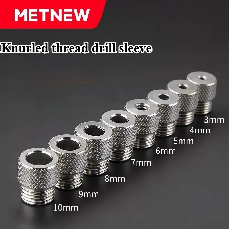 Fast-splicing Dowel Jig Kit W/3-10mm Metal Bushing Aluminum Self-Centering Vertical Hole Jig Drill Guide Locator for Woodworking