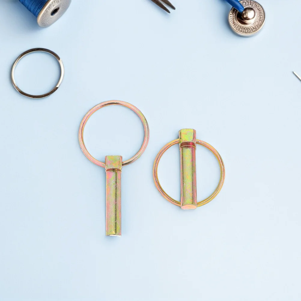 

8Pcs Trailer Hitch Lock Pins Heavy Duty Secure Locking Safety Pins for Trucks Tractors Mowers Trailers Quick Setup