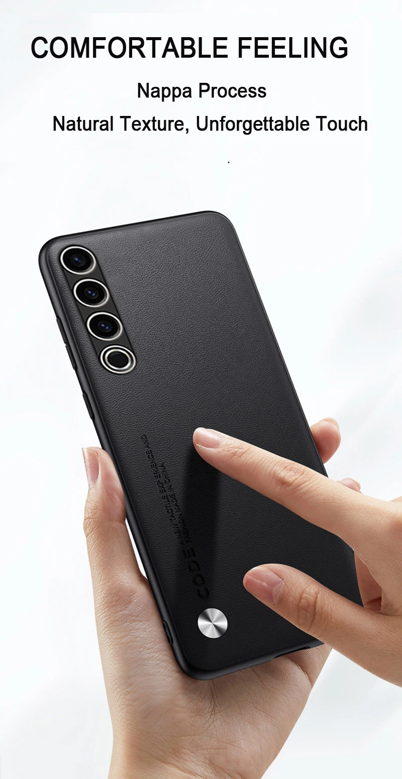 For Meizu 20 Pro Plain Skin Leather Case Cover Meizu 20 Cellphone Suitcase Meizu18 18 Pro Skin Soft Frame Camera Protect Fundas