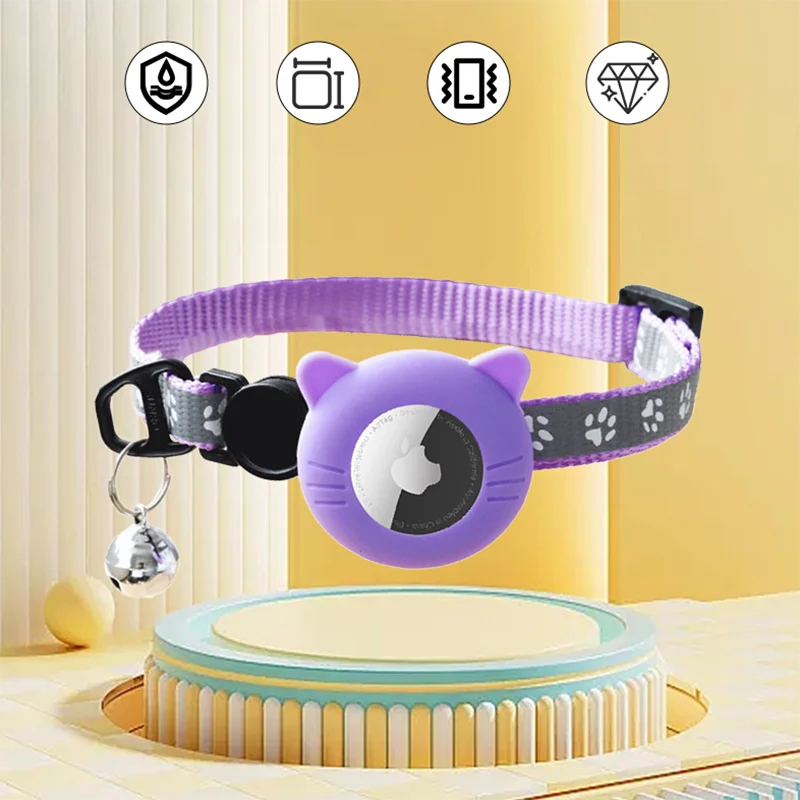 Pet Supplies Locations - Adjustable Collars Apple AirTag Protective Cover