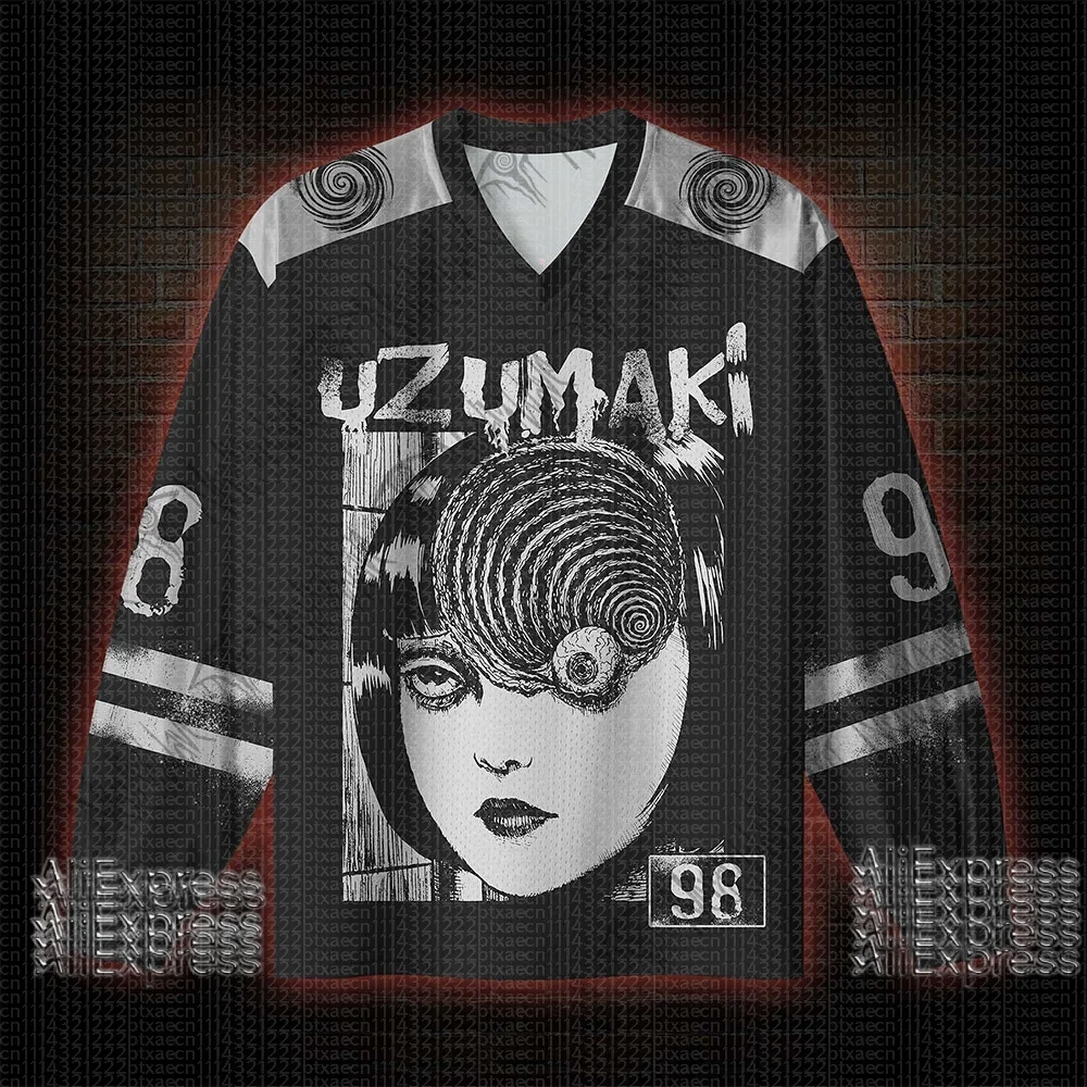 2026 New Movie Sports Fashion Adult Children Long Sleeve V-neck Street View Clothing Gothic Horror Fan Gift