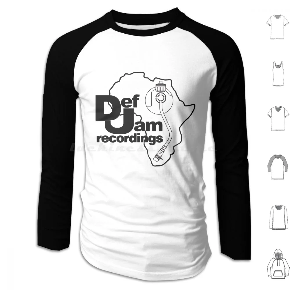 Nueva sudadera con capucha Def Jam grabaciones de algodón de manga larga Def Jam grabaciones Hip Hop Def Jam grabaciones Def Jam Def Jam grabaciones