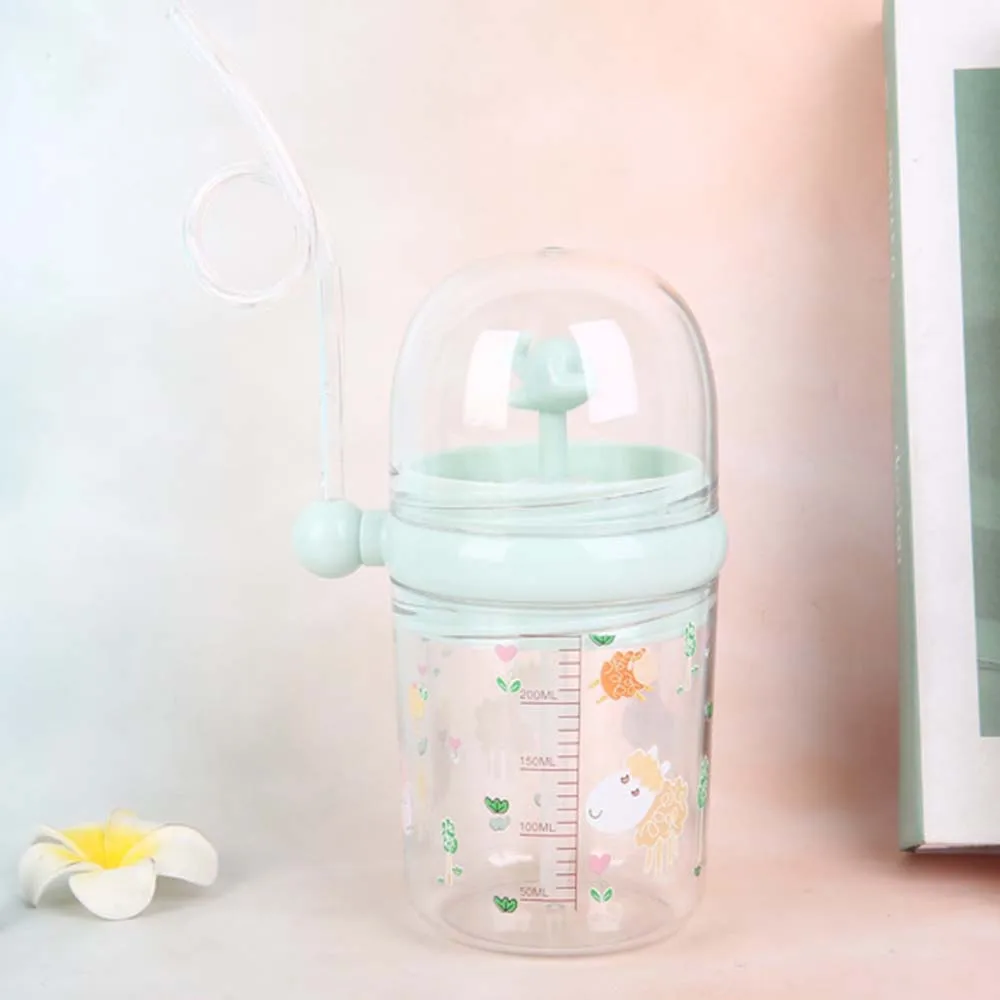 

250ml Portable Funny Whale Cartoon For Kids Drinking Cup Feeding Bottles Children Water Cups Plastic