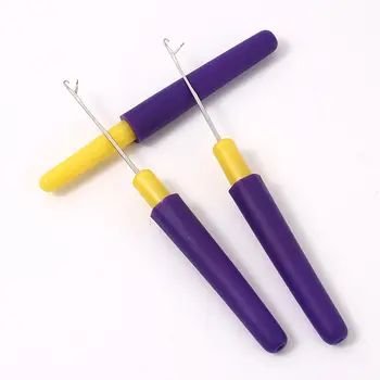 Profesionální odolný háček na háčkování pro mikro copánky a paruky, snadno použitelný háček na dredy 10 nejlepší prodej háčkované jehlové dredy - №8