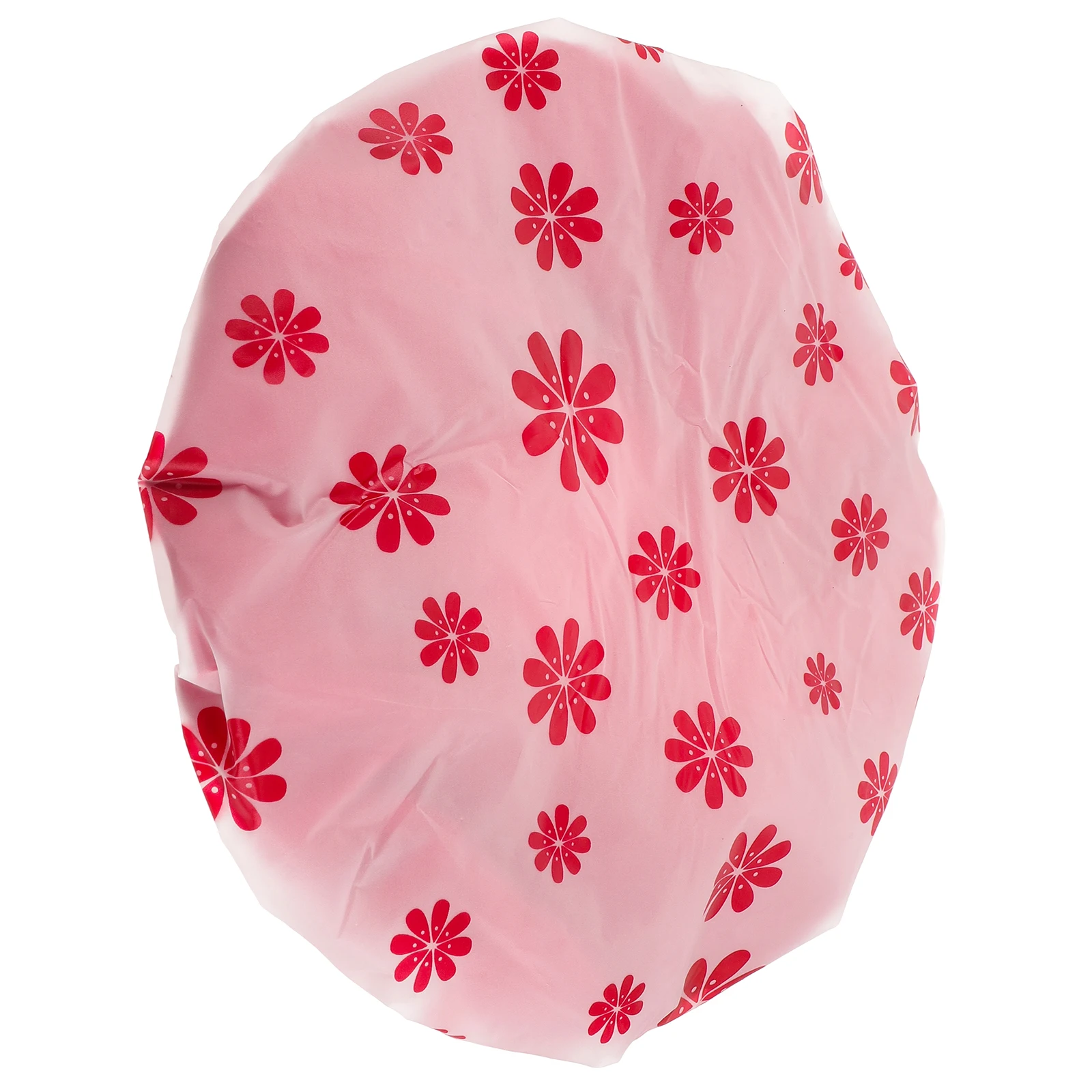 

2pcs Printed Dry Hair Caps Shower Hats for Women Reusable EVA Bath Bonnets Waterproof Hair Cover Large Size Stylish