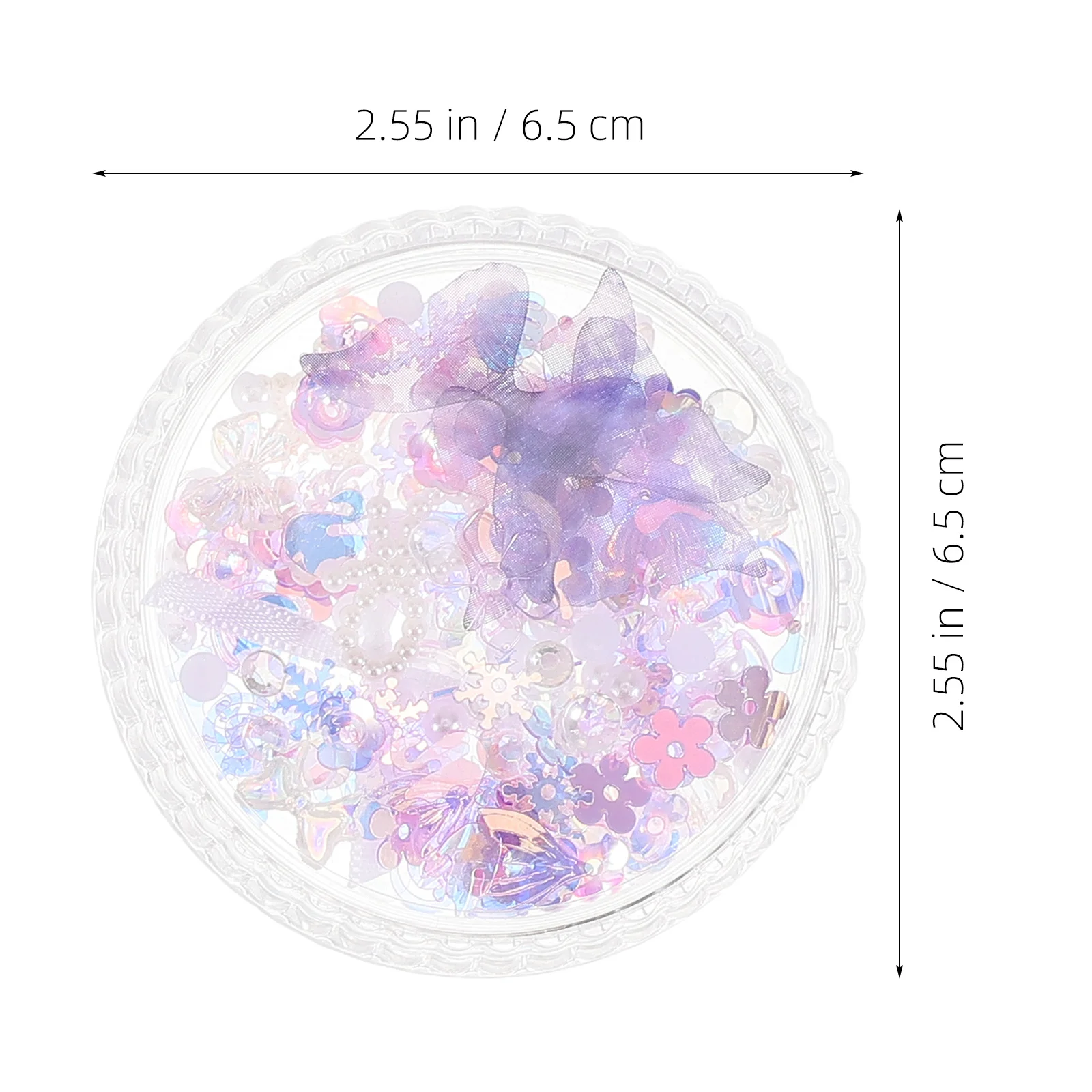 3 صناديق للأطفال مرحلة ماكياج الوجه جوهرة DIY فراشة فلاتباك مهرجان حفلة ماكياج سحر الوجه مجوهرات الأظافر الملحقات #5