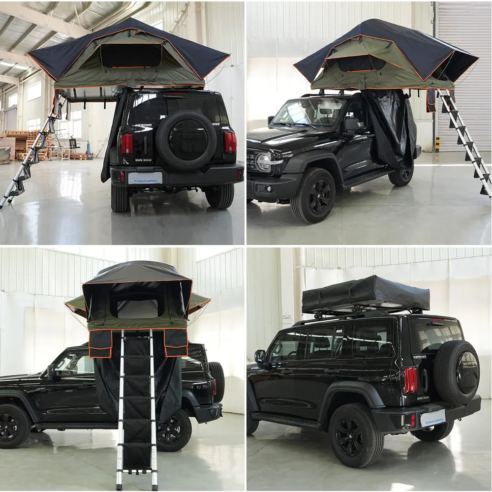 Foldable SUV Anti-uv Waterproof Multifunction Camping Truck Awning Car Roof Top Tent for Sale,Customization