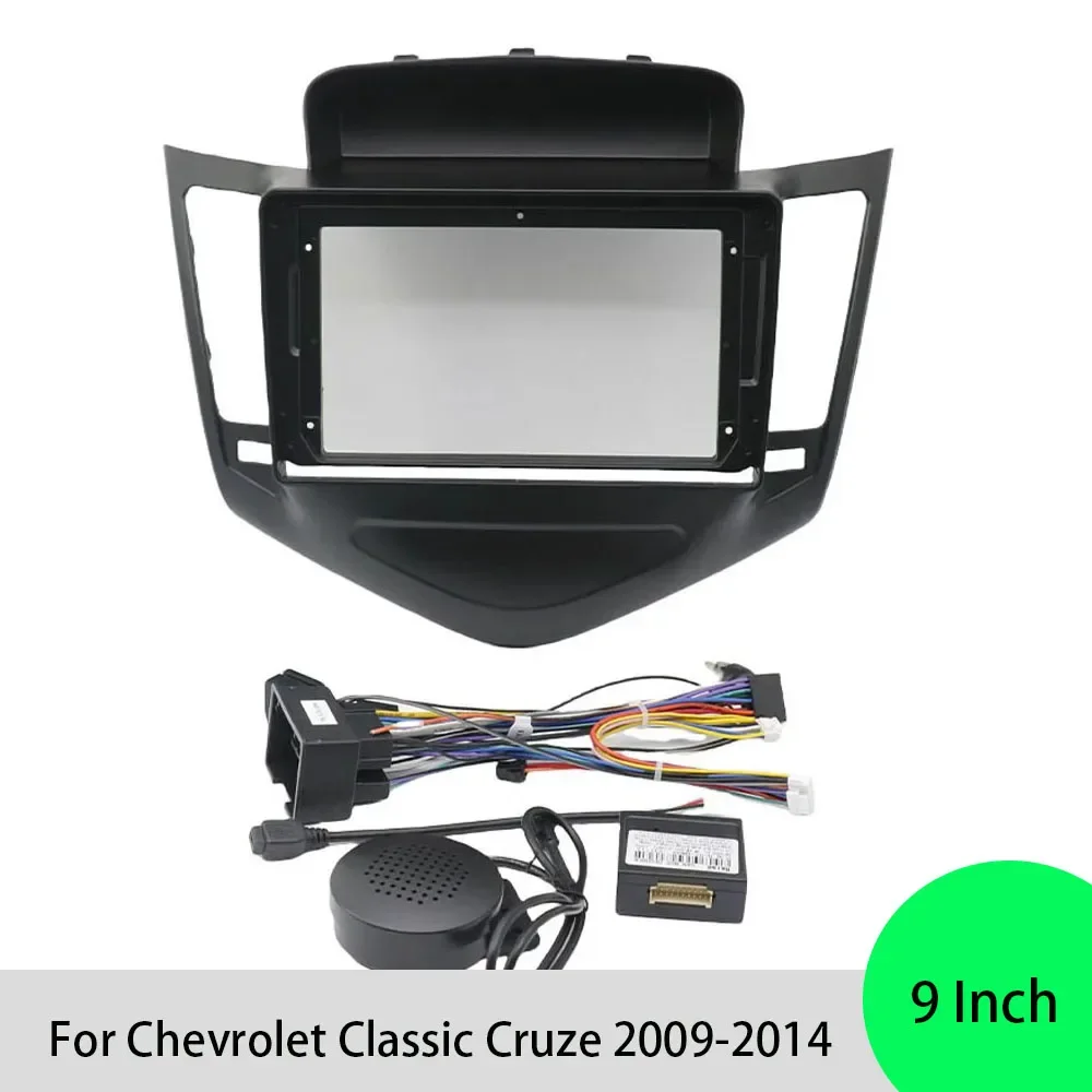 For Chevrolet Classic Cruze 2009-2014 9 Inch Car Navigation Panel Fascia Frame Stereo Radio Frame Interior Accessories