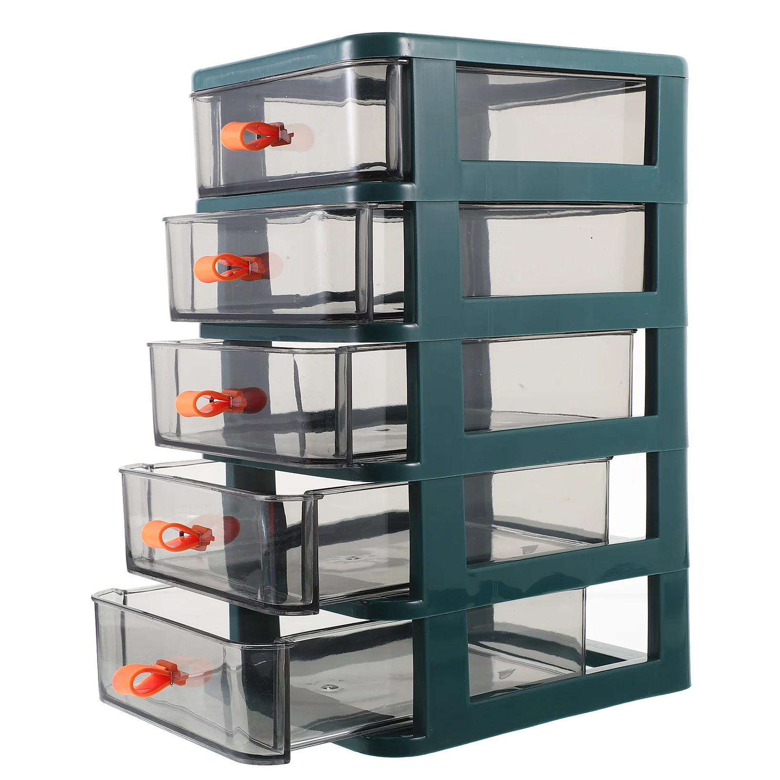 Transparent Desktop Storage Box Practical Organizer Drawers Shelves Plastic Pp Shelving Unit Office Shelf