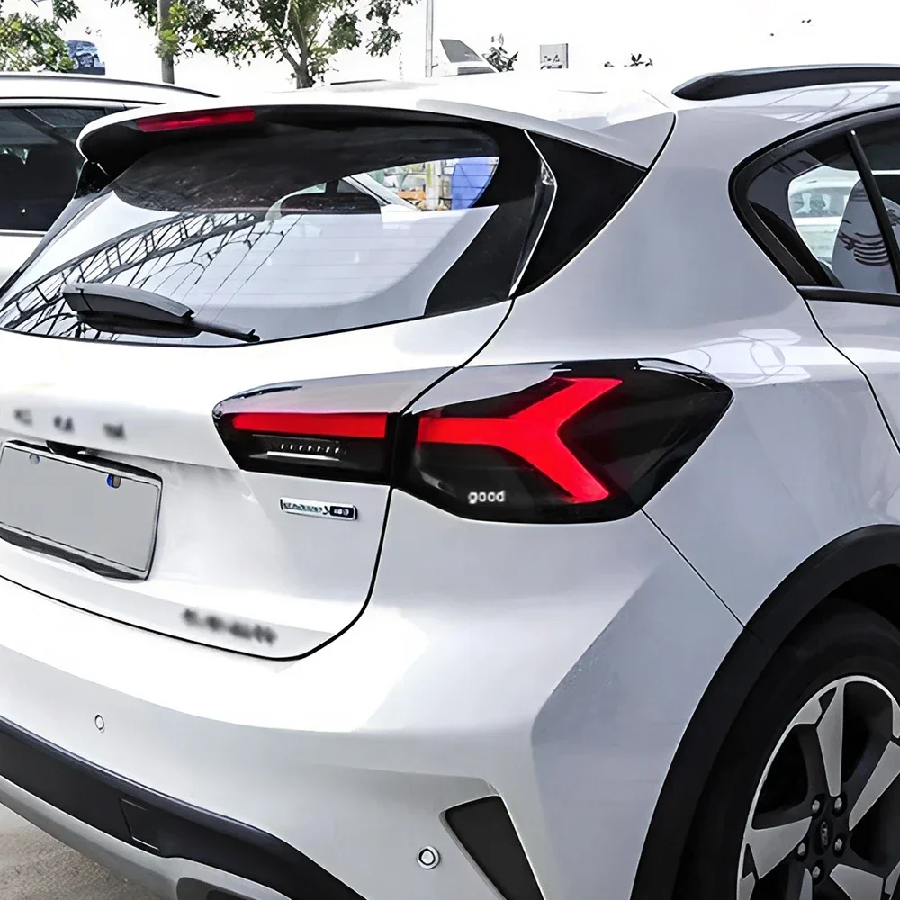 

Для Ford Focus Hatchback 2019-2021 светодиодные автоматические задние фонари в сборе, обновление в стиле Audi Plug and Play, автомобильные задние фонари, аксессуары