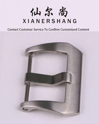 XIANERSHANG Custom Pa-nerai Watch Clasp 26MM 24MM 22MM 20MM 18MM Polished Wire Draw Belt Buckle 316L Stainless Steel Pin Buckle