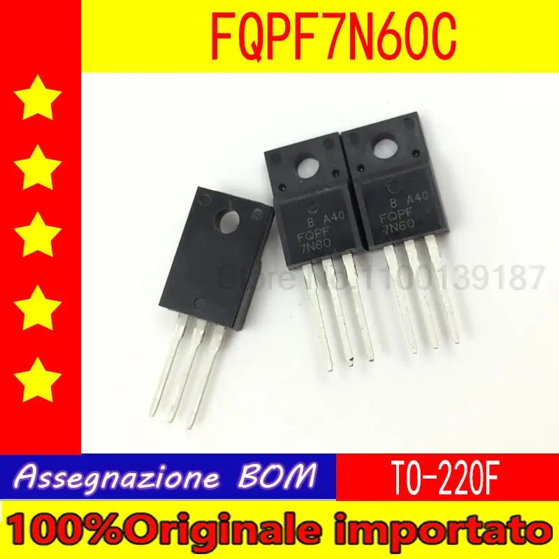   FQPF7N60 FQPF7N60C 7N60C 7N60 TO-220 MOS FET  7A 600V