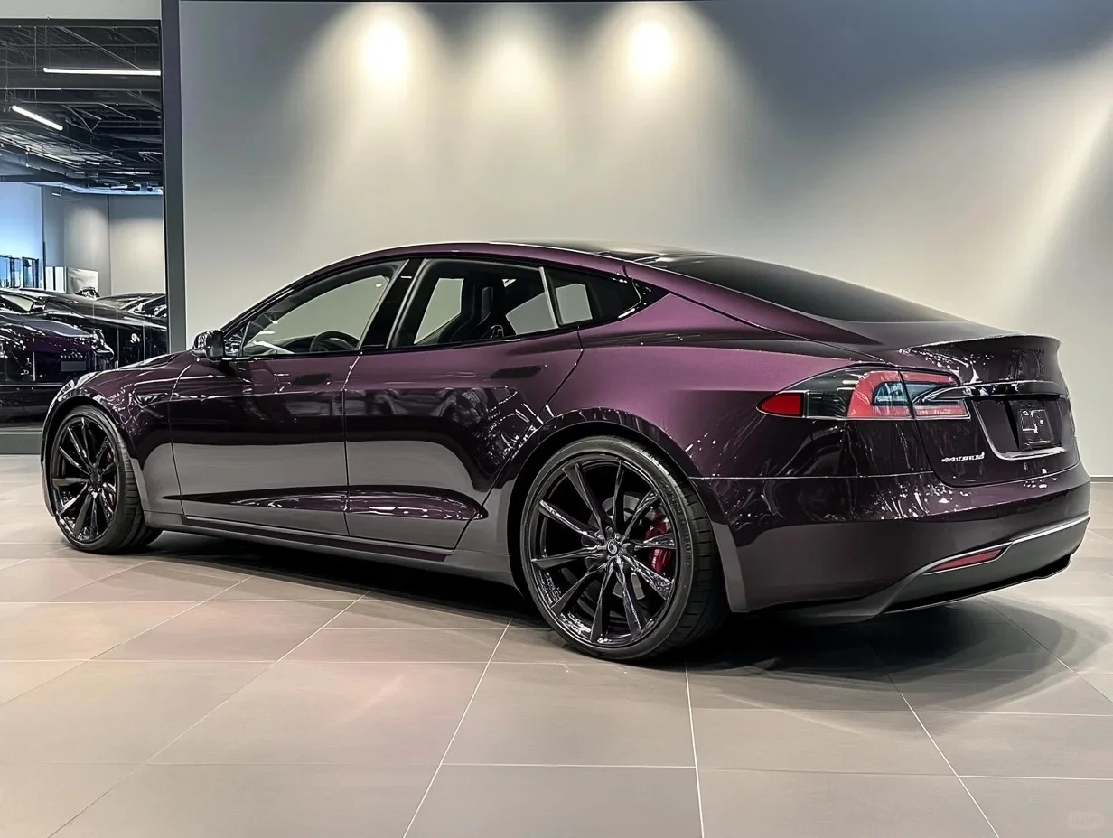 Self-Healing TPU Car Paint Protection Wrap with Gloss Metallic Leblon Violet PPF Film Premium Car Films