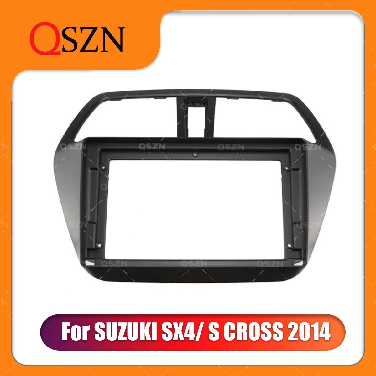 

QSZN 9 Inch Car radio Frame Fascia For SUZUKI SX4/ S CROSS 2014 Audio Trim Panel Dashboard Mount Kit 2 Din DVD Stereo