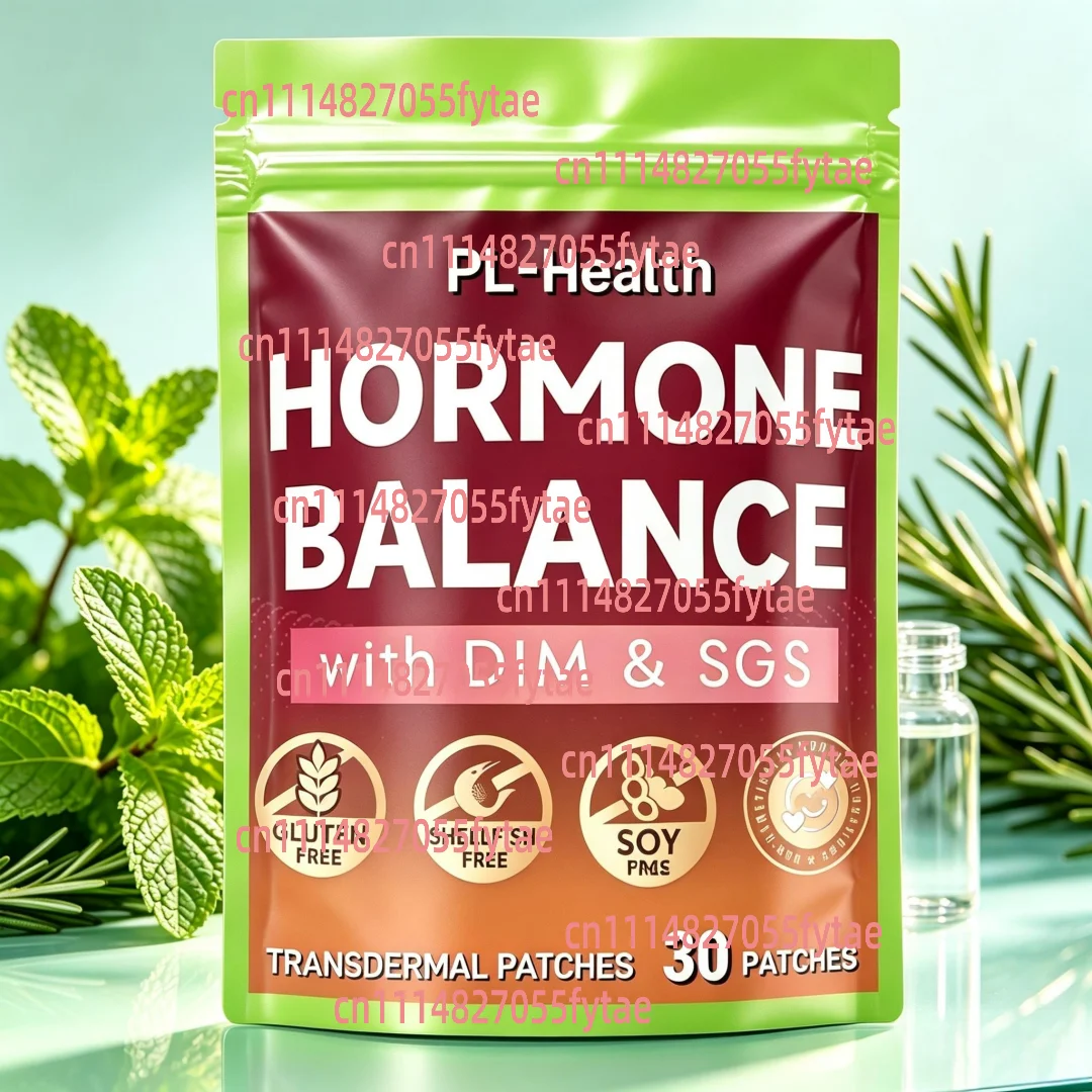 30 Patches Hormone Balance for Women Transdermal Patches Estrogen Support, Mood Swings, PMS Relief, Menopause