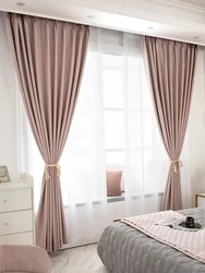 N3316Pure color curtain fabric Amazon living room bedroom full blackout curtain