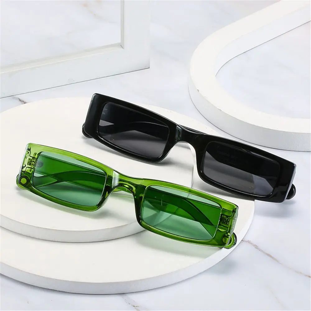 Fashion Vintage Small Frame Square Sunglasses Women Men Luxury Brand Designer Rectangle SunGlasses Travel Shades UV400 Glasses