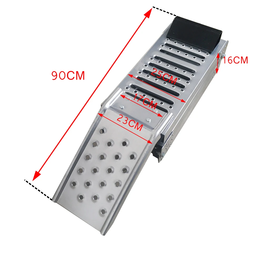 중형 차량 적재 램프, 다기능 긴 강철 접이식 오토바이 4륜 ATV 픽업 트럭 적재 램프