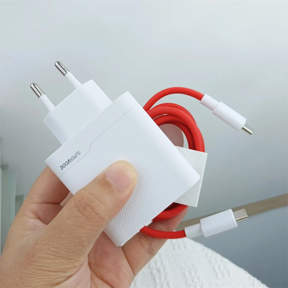 For Oneplus Nord 6 5 4 CE6 Charger 120W SuperVooc Fast EU Wall Power Adapter 12A PD Type C Cable For 1+ 15T 15R 13R Ace 3 5 Pro
