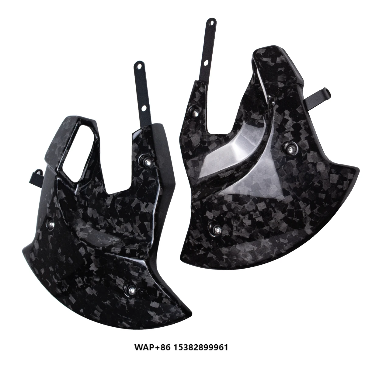 

KOVE 450RR Motorcycle Accessories Carbon Fiber Front Brake Disc Guard Cover Protector Pit Dirt Bike Rotor Protection Cover Mount