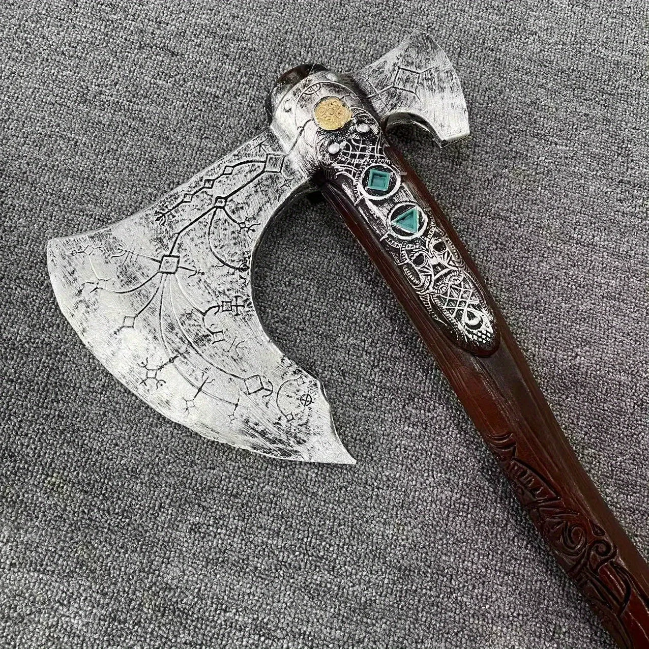 35inch PU Kratos Katana Axe God of War 4 Anime Cosplay Prop Athena Blade Chaos Samurai Sabre Real Size Japanese Katana Sword Toy view 5