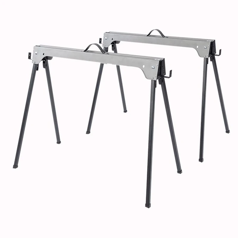 Cutting machine stand portable folding multifunctional woodworking desktop workbench 2 pieces