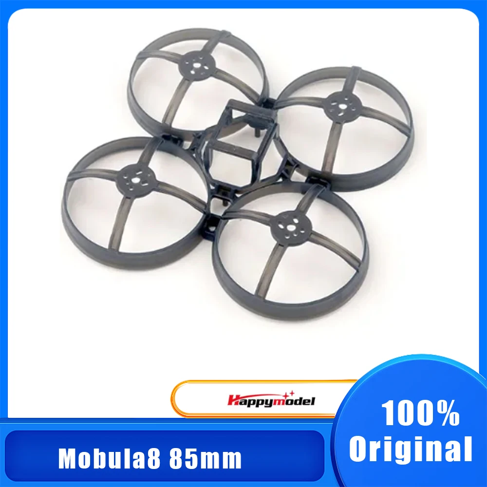 

Happymodel Mobula8 85 мм Бесщеточная рама FPV для 0603 0703 0802 0805 1102 1103 Бесщеточный двигатель FPV Tinywhoop 2-3S Модель дрона RC