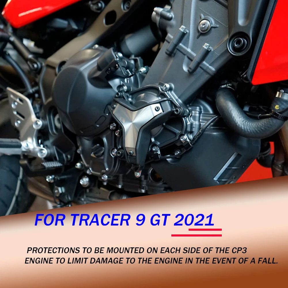 

For Yamaha Tracer 9 / GT Motorcycle CP3 engine protectors Frame Sliders Anti Crash Crash Pad Falling Protection 2021 2022