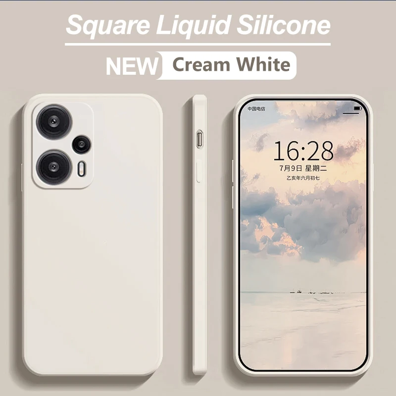 Poco F5 F5 PocoF5 Pro Hülle Original Flüssigsilikon Soft Cover für Xiaomi Poco F5 F5 PocoF5 Pro F5Pro stoßfeste Handyhüllen – Detail 11