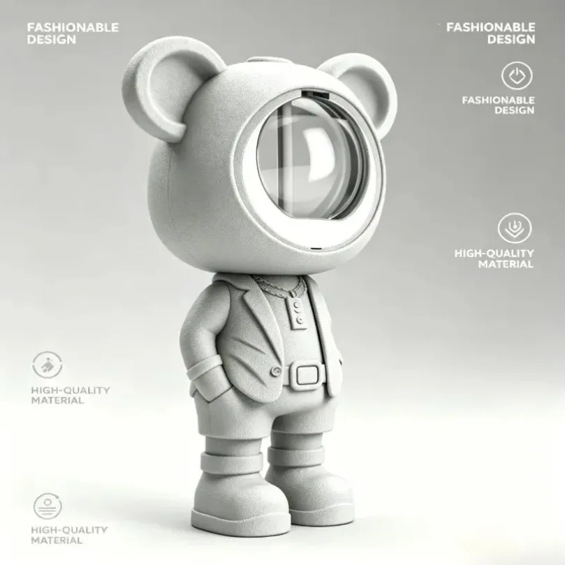 Mini Creative Bear USB Humidifier Cool Mist Humidifier Desktop Aromatherapy Diffuser For Home Bedroom Office Car Indoor Use