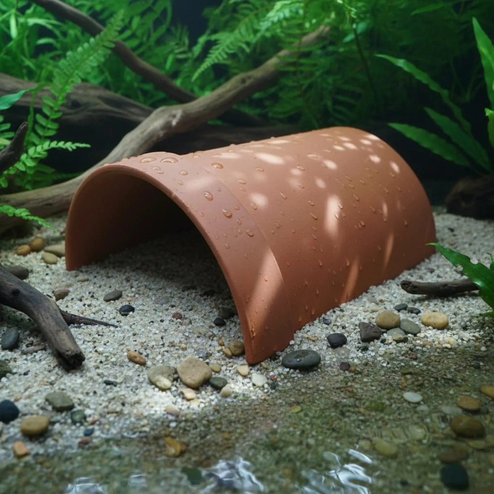 Tortoise Cave Hide Humid Hideaway Amphibian Basking Cave Turtle Climbing Hide Moisture Friendly Climbing Ramp Hideout Sturdy
