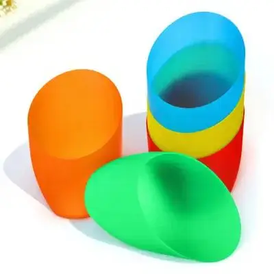 5pcs Plastic Lampshade Inclined Head Replacement For Floor Light Light Cover Chic Horseshoe Design Bedside Lamp