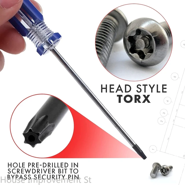Zestaw narzędzi do naprawy śrubokrętów Torx T6 T8 T9 T10 do naprawy kontrolerów Macbook, Laptop, HDD, PS5, PS4, PS3, Xbox One i Xbox 360