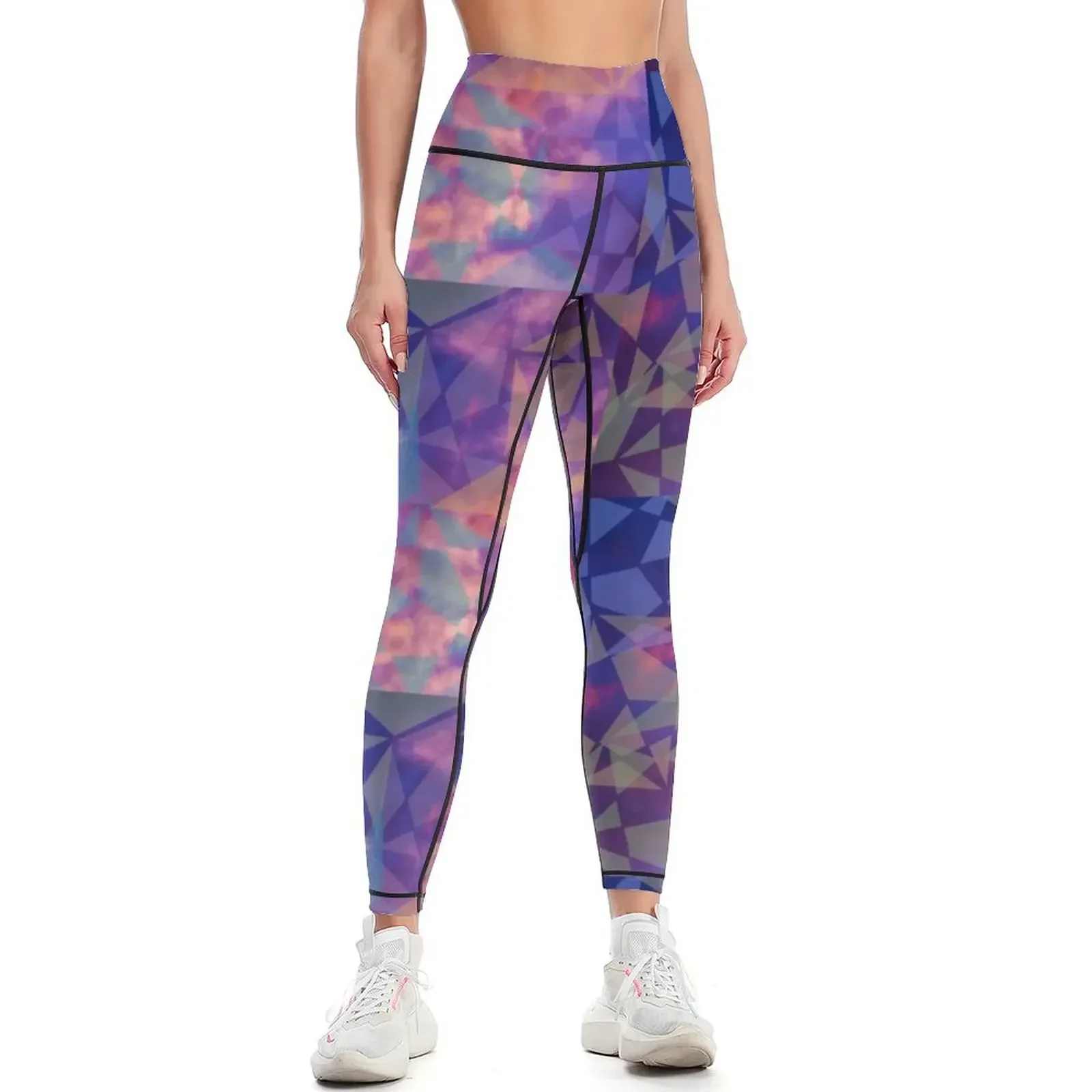 

GeoClouds Leggings Female legging pants sports tennis for high waist sportswear for gym Womens Leggings