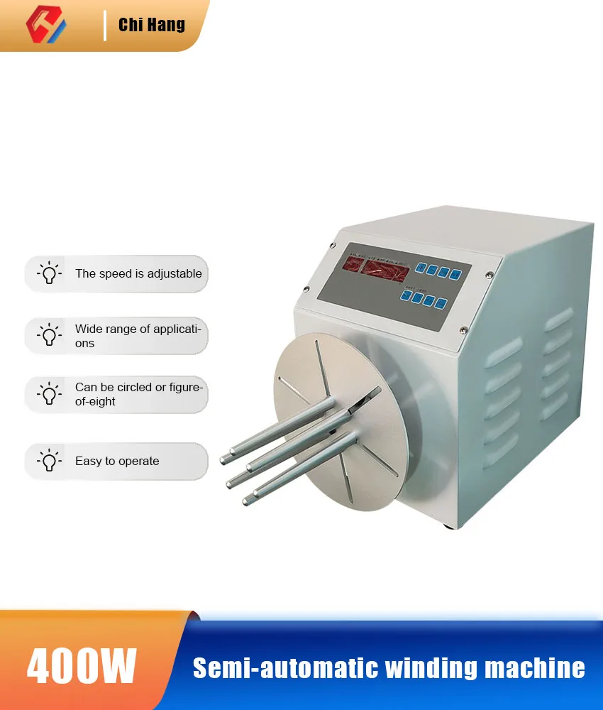 

Полуавтоматический станок для намотки кабелей, устройство для намотки круглых проводов USB-кабелей и наушников, оборудование для связывания силовых кабелей, устройство для связывания кабелей передачи данных