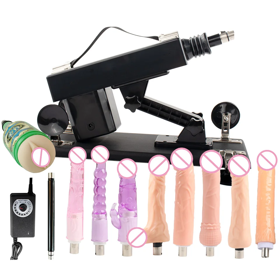 Adjustable Speed Angle Sex Machine for Women Men Masturbation Vibrator Multiple Dildo Accessories Telescopic Linear Actuator