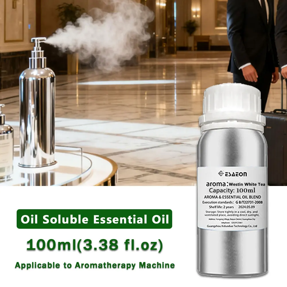 ESAEON 100ml (3.38 fl.oz) Westin White Tea Essential Oil - For Reed Diffuser & Fireless Aromatherapy & Waterless Aroma Diffusers