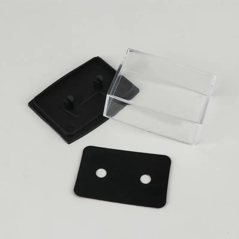 

5Pcs Men Cufflinks Box Transparent Jewelry Display Case Multi Function Storage Organizer Ring Holder Travel Use