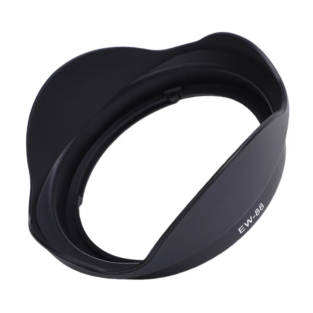 Practical EW-88 Lens Hood Plastic Protects Lens Bayonet Mount Lens Hood Black Plastic Lens Hood Photographers