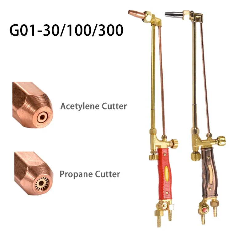 قطع الغاز الشعلة G01-30 النحاس قطع بندقية 10-300 مللي متر المعادن القاطع الأكسجين البروبان الأسيتيلين النار شفط الشعلة #1