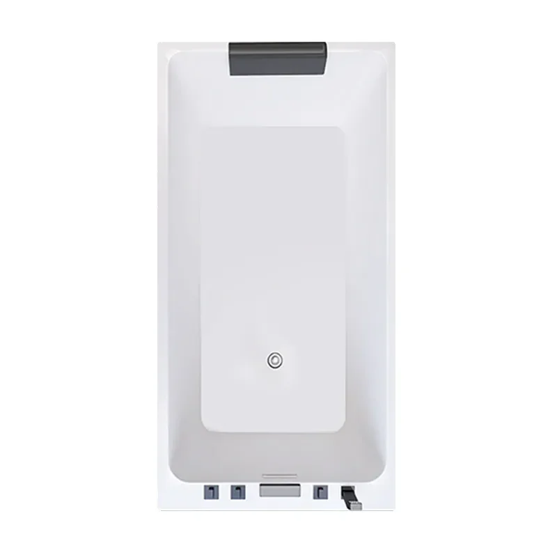 for Japanese Style Small Apartment Embedded Acrylic Bathtub Household Double Massage Surfing Bubble Tank