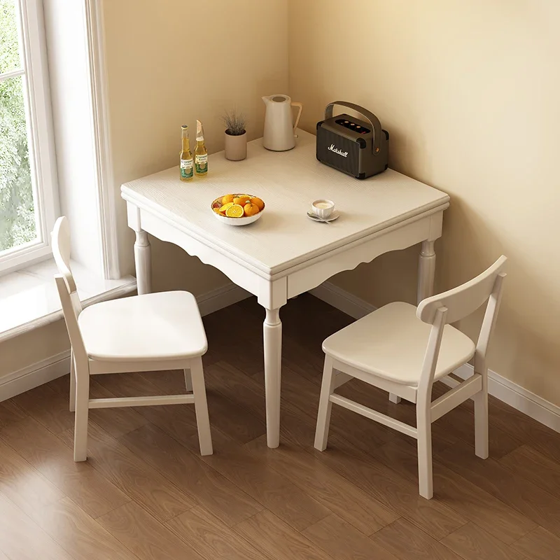 

White Japanese Dining Table Solid Wood Designer Center Hotel Lobby Coffee Tables Outdoor Kitchen Mesas De Jantar Home Furniture
