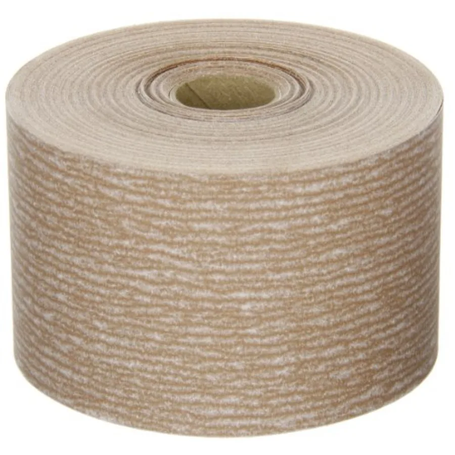 

A275OP PSA Adhesive Sandpaper Roll 320 Grit Sandpaper Woodworking and Automotive Sand Paper 2-3/4 Inch Wide Continuous Roll of