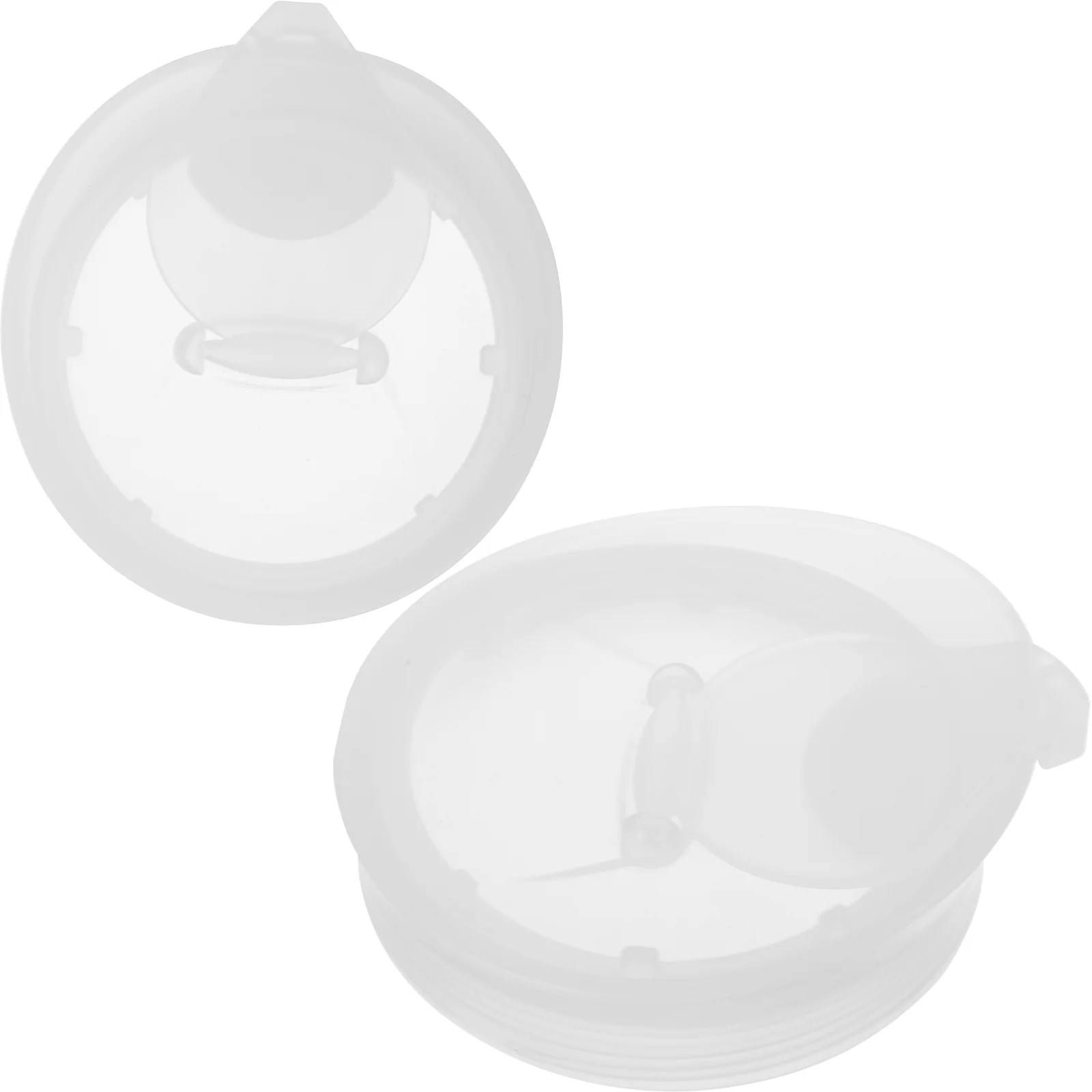 

2 Pcs Cold Water Bottle Plastic Lid Pitcher Pot Supply Cap Replaceable Teapot Kettle Airtight Cover Jug Supplies