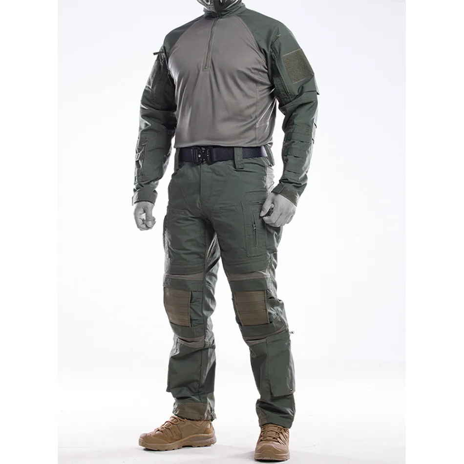 Imagem -05 - Tactical cp Camuflagem Terno Treinamento Frogman Uniforme de Combate ao ar Livre Impermeável Resistente ao Desgaste Roupas de Caça fg Camo