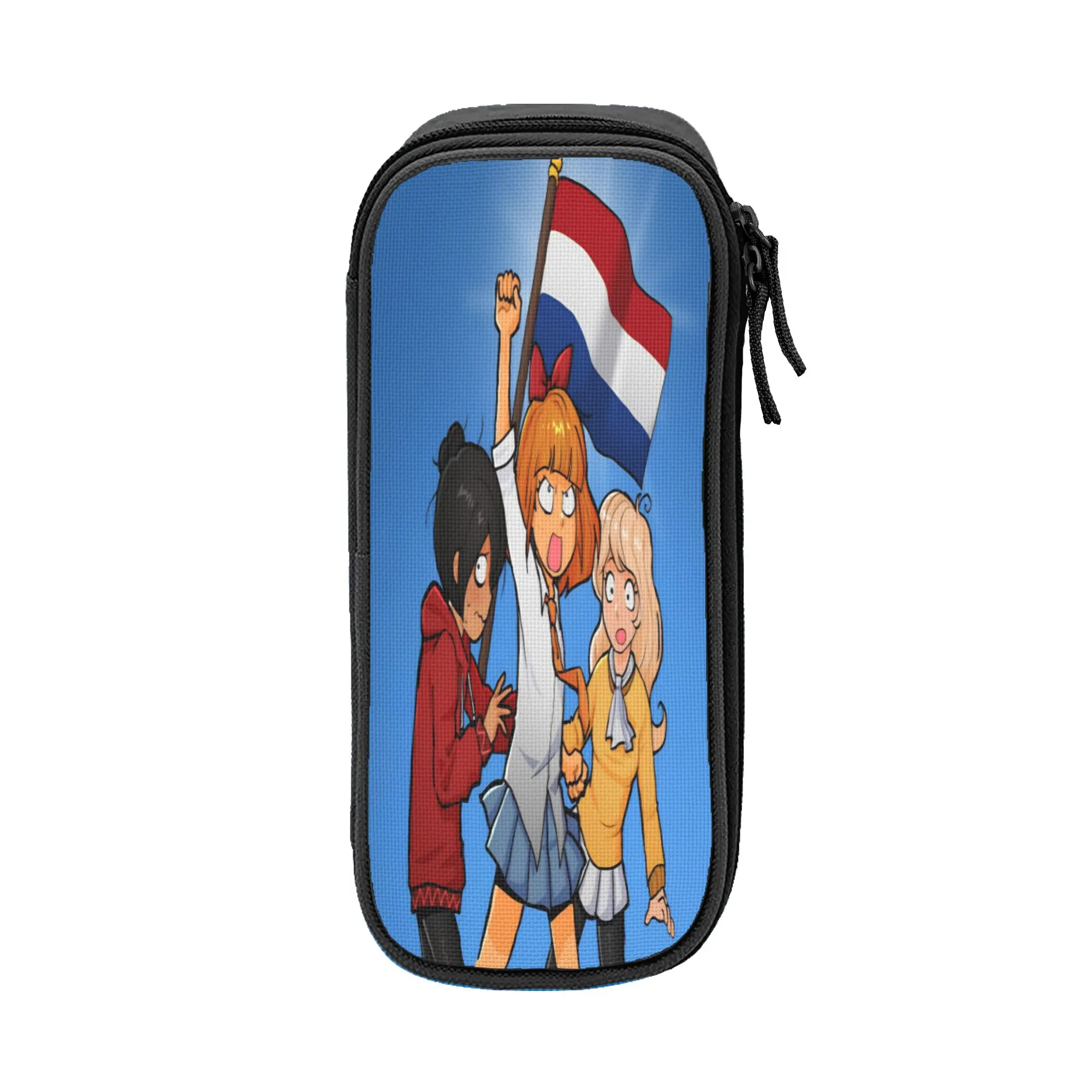 Ongezellig Mymy Yana  Pencil Case Double Layer Large Capacity School Accessories  Pencil Bag Perfect Gifts