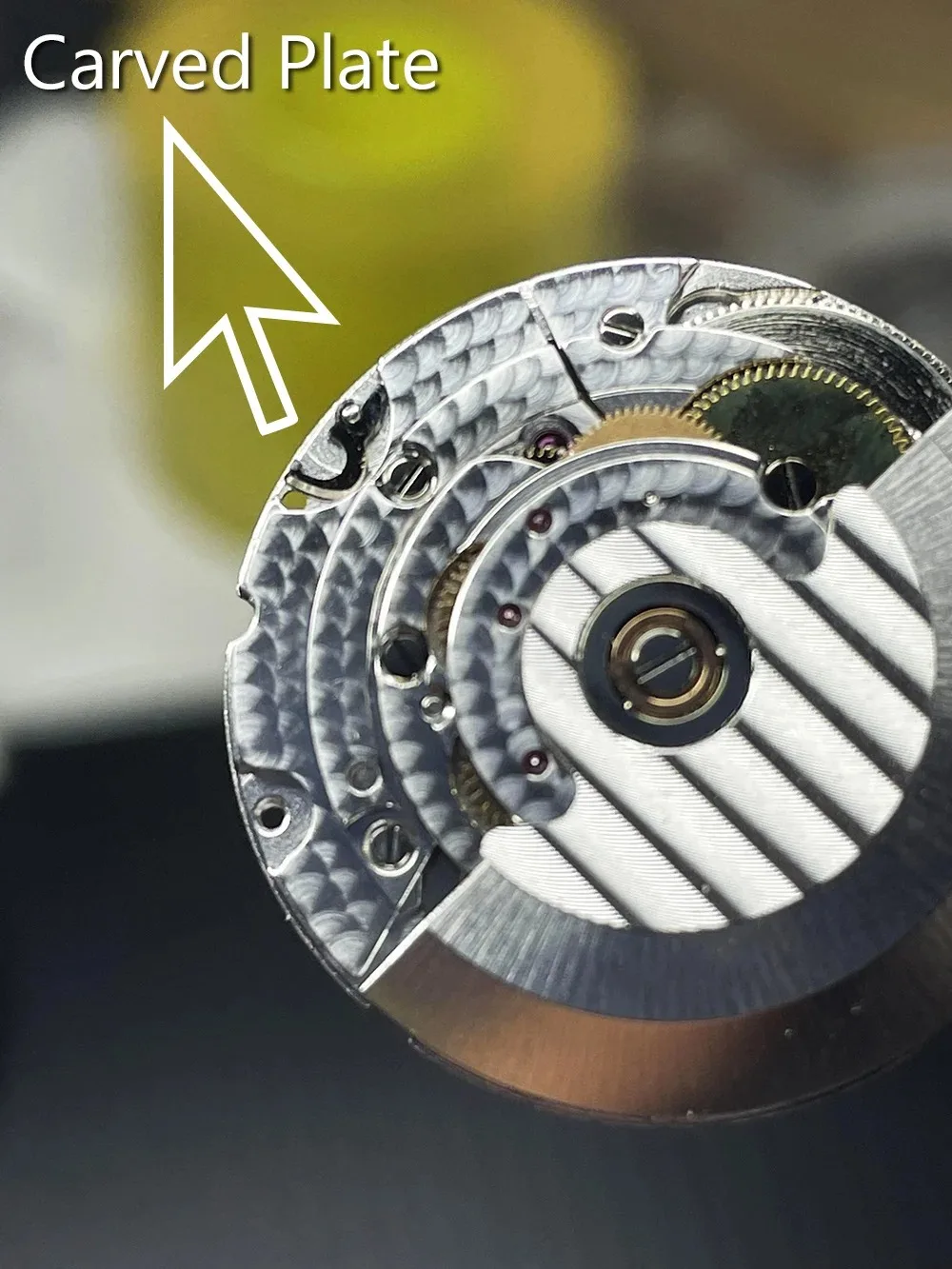 High Accuracy 2824-2 Clone Polished Plate Version Seagull 2824-2 ST2130 Automatic Mechanical Watch Movement White Disc 3.0 ETA view 3